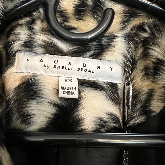 💕 Laundry by Shelli Segal Animal Print Coat Size XS - Picture 3 of 7